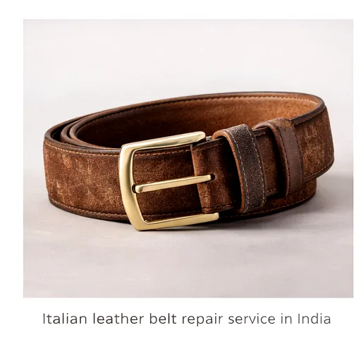 Italian leather belt repair service in India