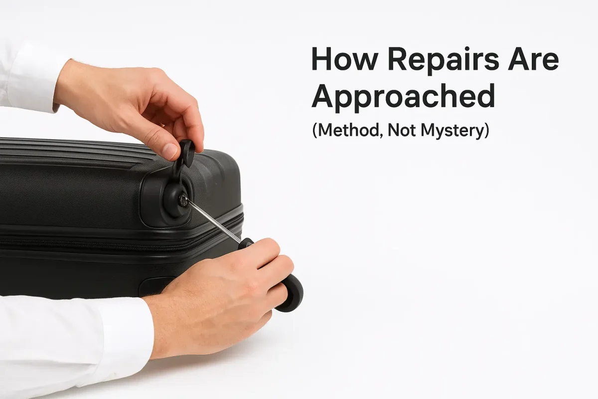 Suitcase Repair Method in Focus